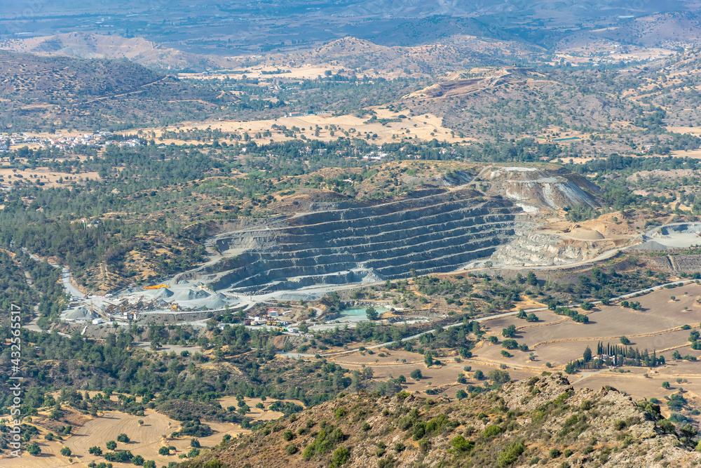 Not far from the city of Limassol, in the quarry, there will be work on the extraction of minerals.