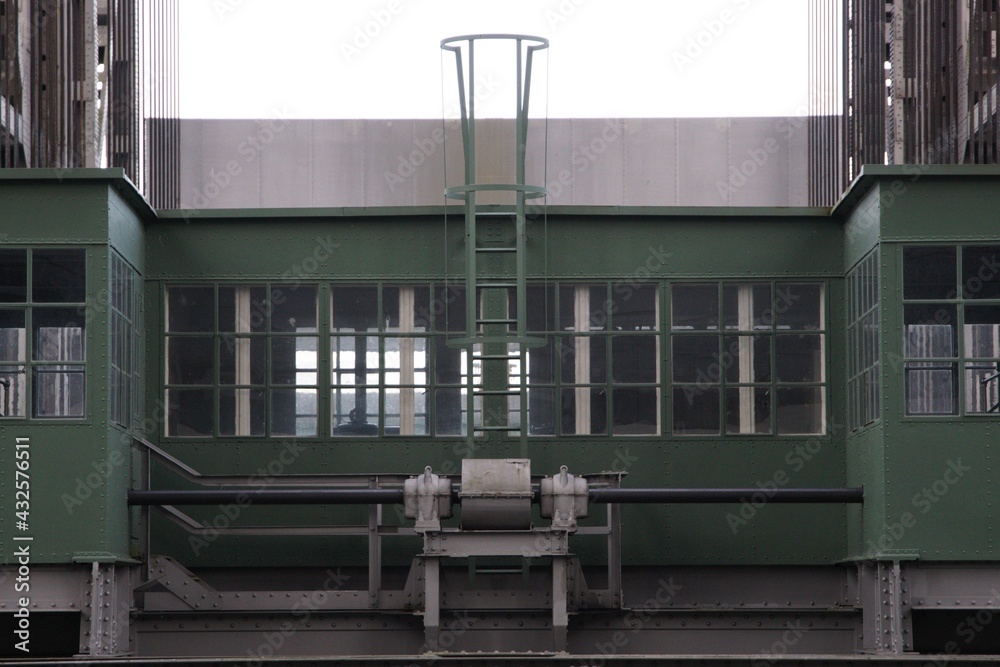 historic boat lift in brandenburg