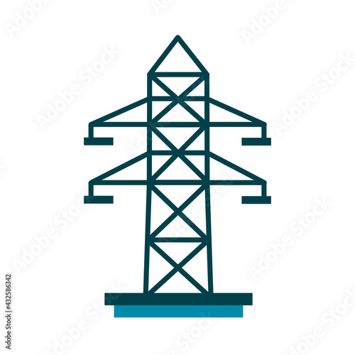 electric tower icon © Gstudio