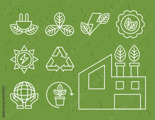 bioenergy nine icons