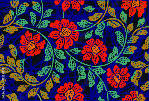 Indonesian batik motifs with very distinctive patterns. exclusive backgrounds. Vector Eps 10