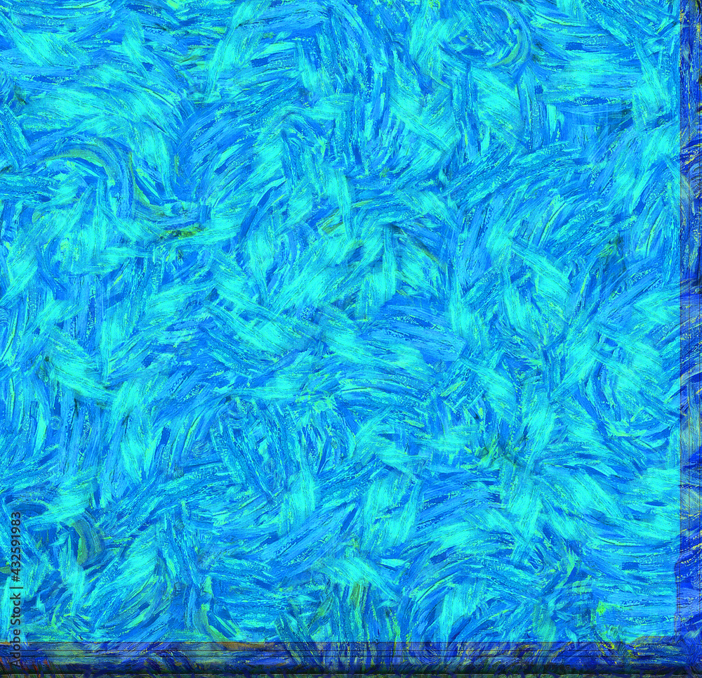Obraz premium Abstract oil painting background Impressionist style illustrated to create designs.