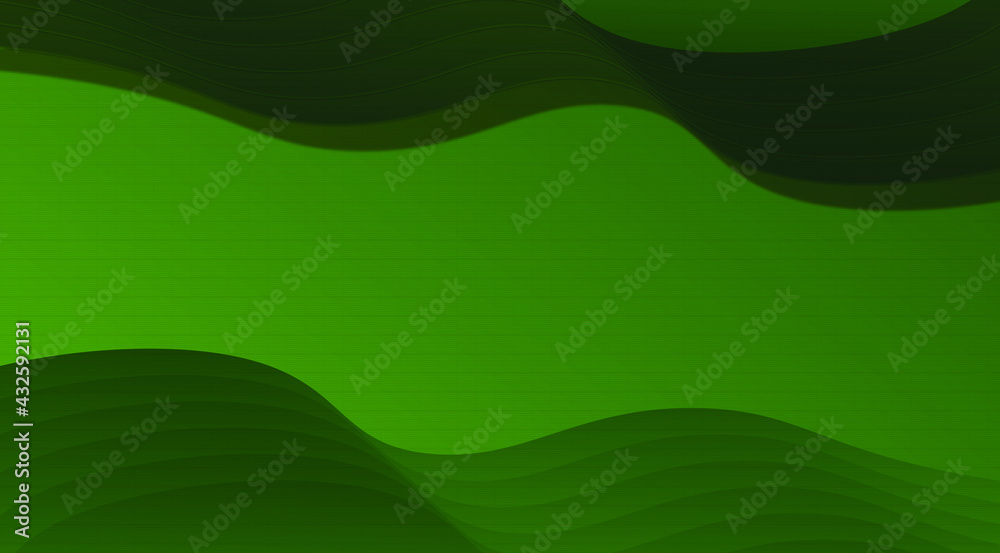 Obraz premium Abstract modern background gradient color. With green color.