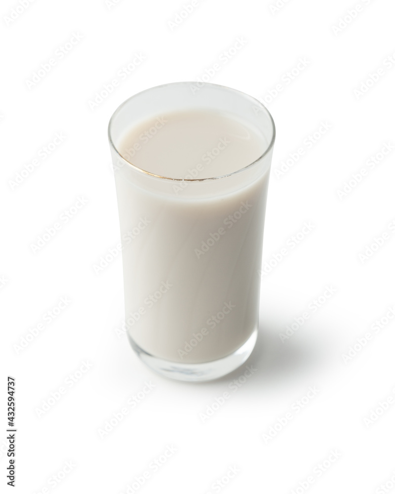 Milk in the glass isolated on white background with clipping path. Milk in the glass isolated on white background with clipping path.