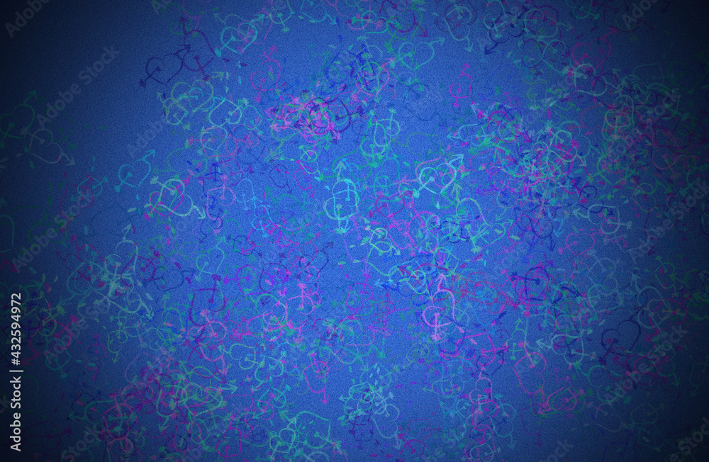 Fototapeta premium abstract colorful watercolor acrylic fractal grunge image illustration paint background bg texture wallpaper art frame sample board blank material