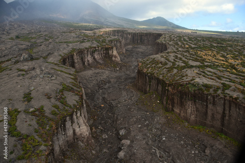 Volcanic Lahar Valley