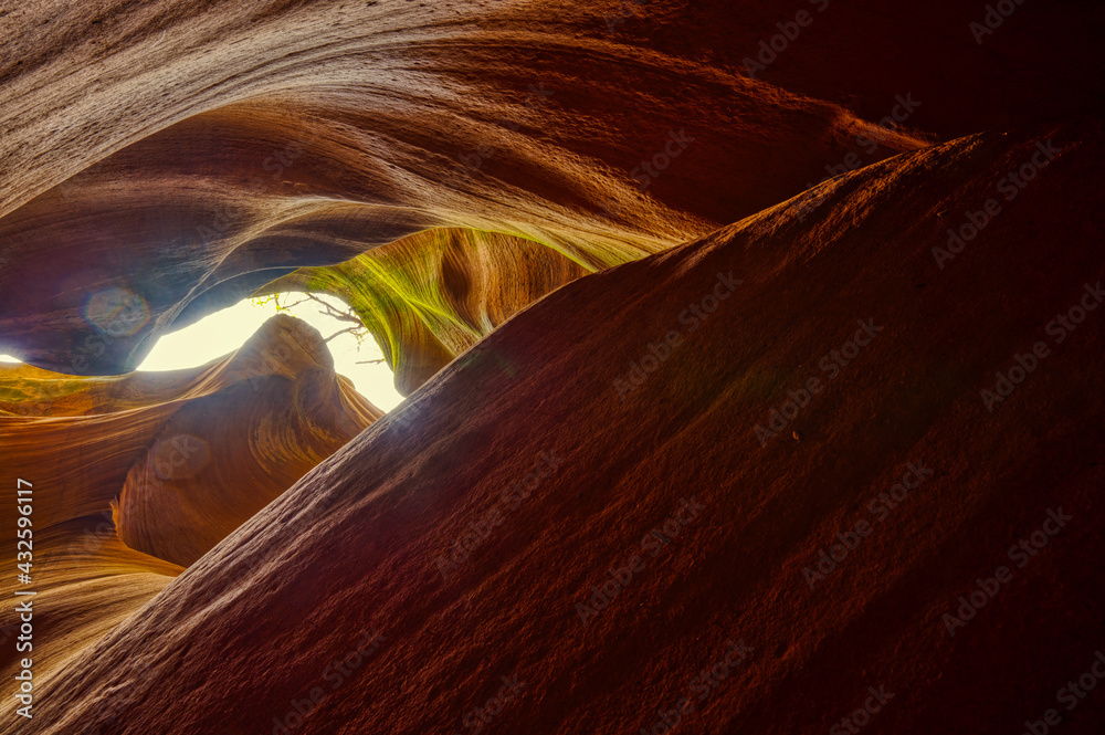 Obraz premium The texture of rocks in Yucha canyon in China. The place is names as 