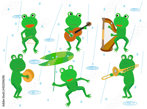 カエルたちのコンサート