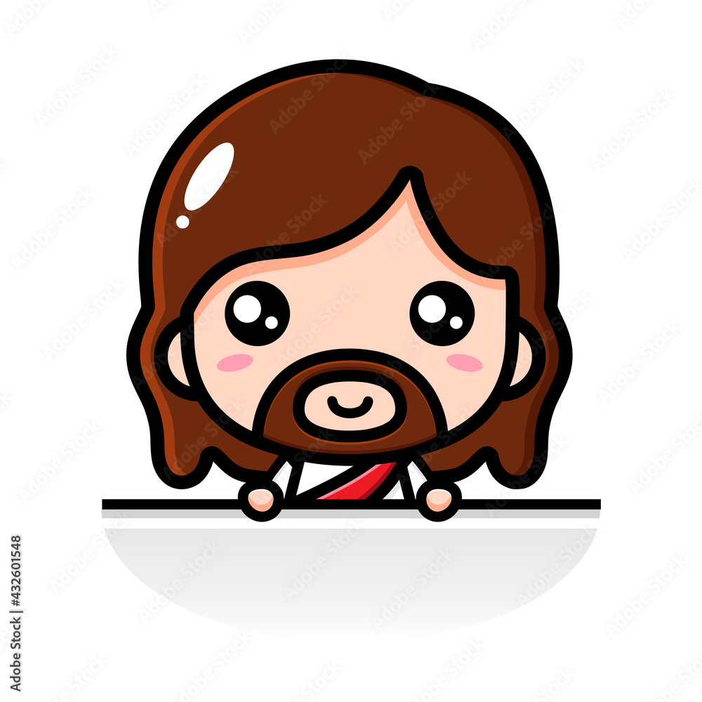 cute jesus cartoon character design cute jesus cartoon character design