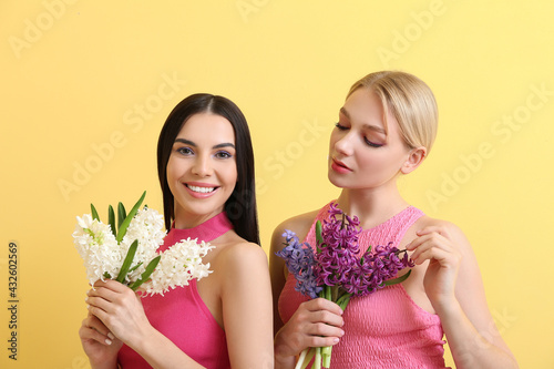 Beautiful young women with ...