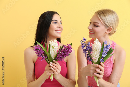 Beautiful young women with ...