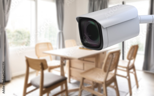 security camera in home