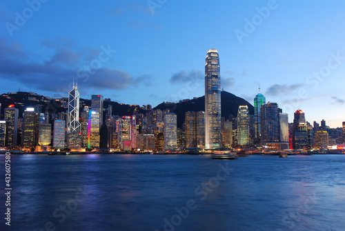 night view of city