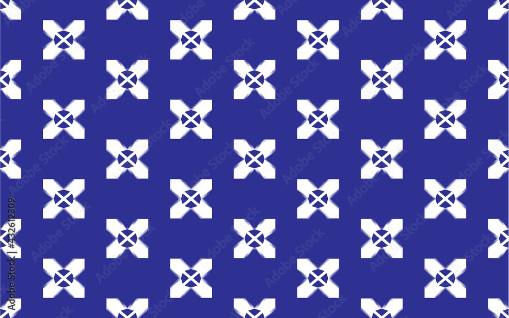 White pattern on blue background, abstract pattern design, modern contemporary style White pattern on blue background, abstract pattern design, modern contemporary style