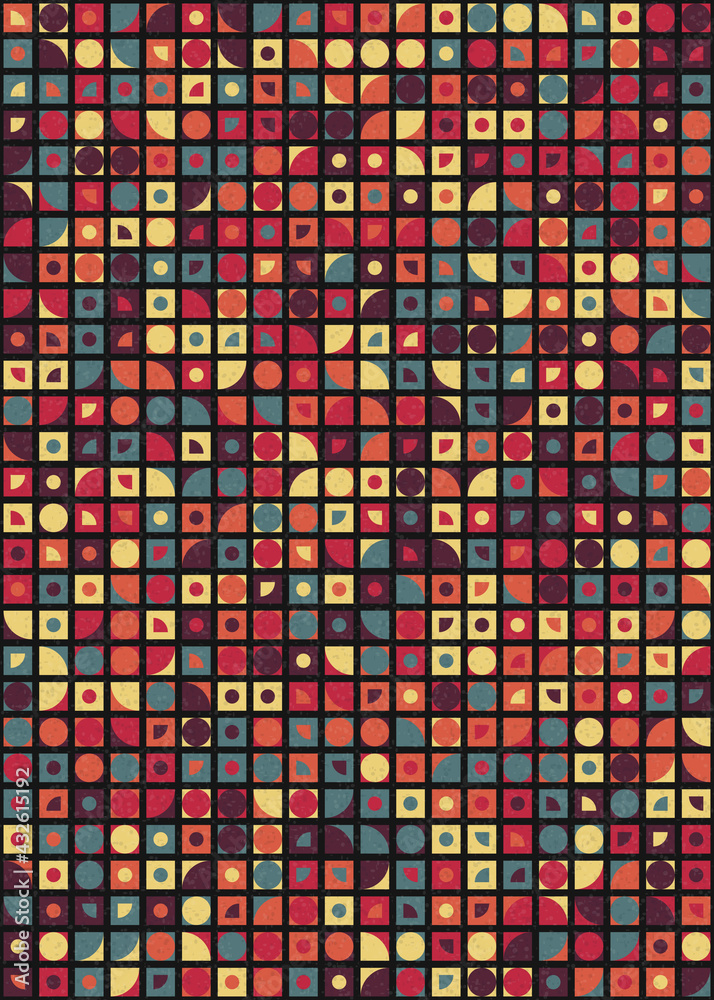 Abstract Geometric Pattern generative computational art illustration Abstract Geometric Pattern generative computational art illustration