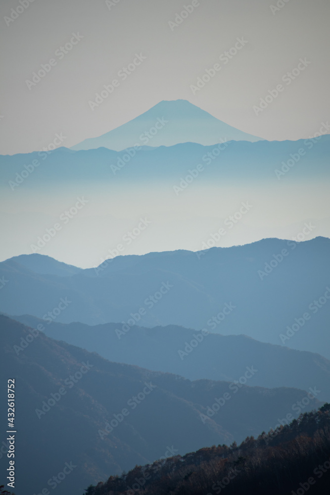 奥日光からの富士山
