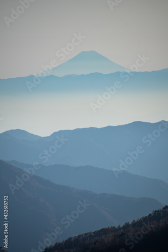 奥日光からの富士山