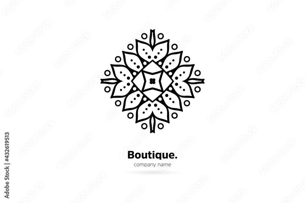 mandala isolated on white background