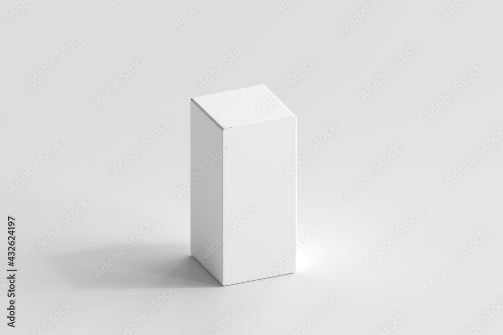 Isolated Product Packaging Box 3D Rendering Isolated Product Packaging Box 3D Rendering