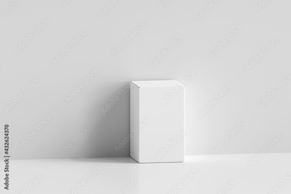 Isolated Product Packaging Box 3D Rendering Isolated Product Packaging Box 3D Rendering