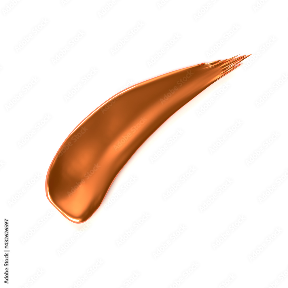 Obraz premium 白背景上のリップグロスの3Dイラスト 