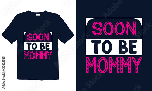 Mother's Day T-shirt Design for mug, poster, t-shirt, label, or wall art.