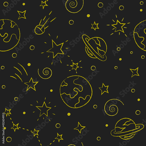 Seamless Vector Space Pattern