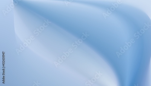 Blue light silk background with some soft folds