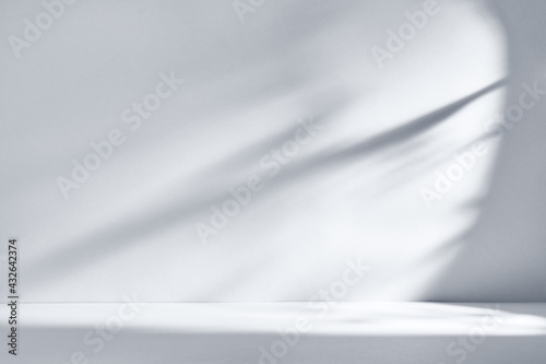 Abstract background with drop shadow and light. Backdrop for product presentation