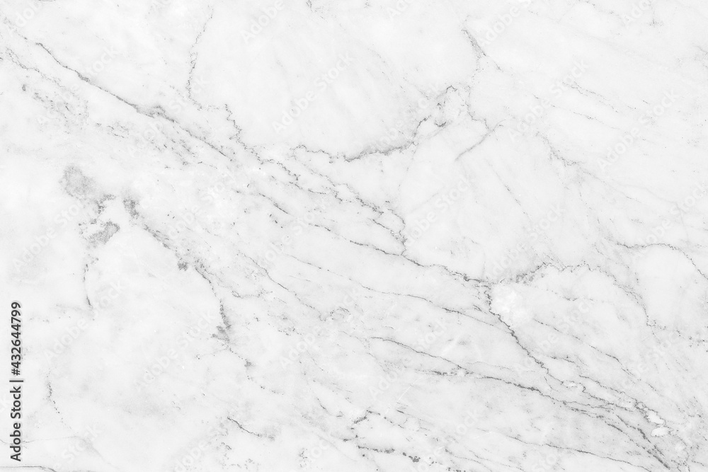 detailed structure of marble in natural patterned for background and product design. White marble texture