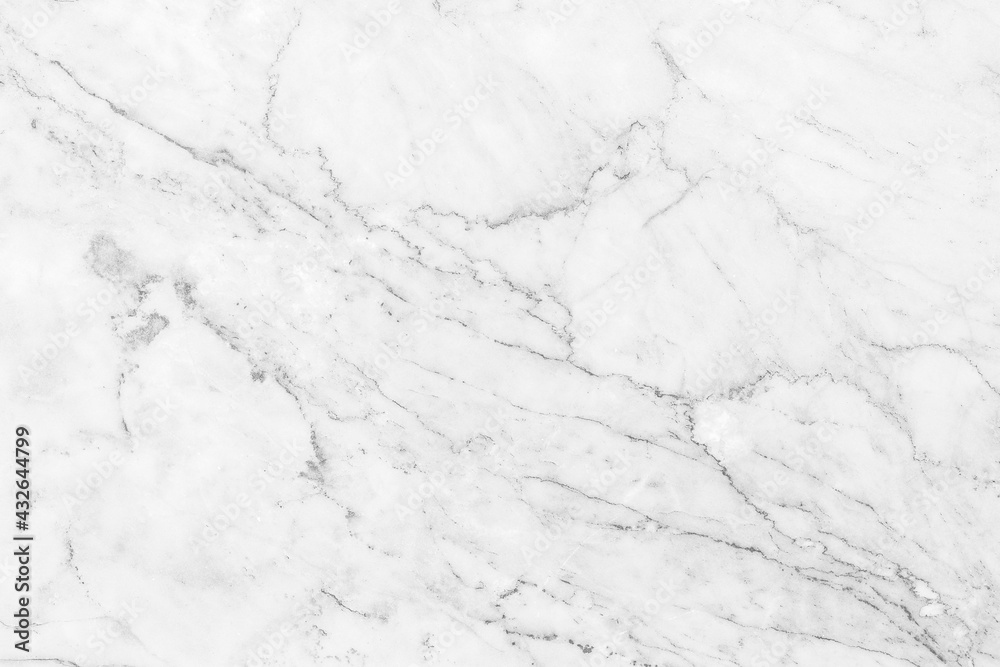 Fototapeta premium detailed structure of marble in natural patterned for background and product design. White marble texture