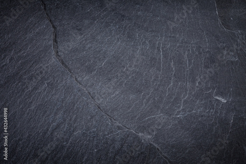 Dark gray slate texture, abstract black background
