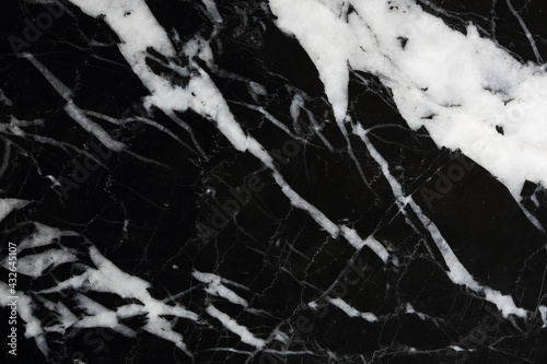 Black marble pattern with white pattern natural for texture, background, luxury interior and product design.