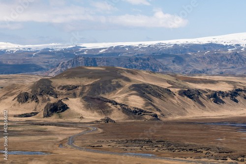 Landscape in the south of Iceland
