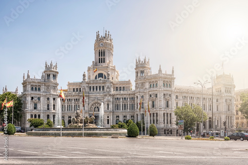 Madrid city in the daytime, Spain