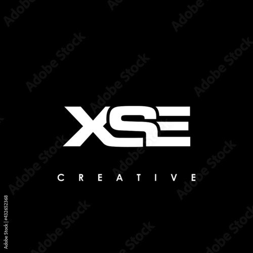 XSE Letter Initial Logo Design Template Vector Illustration photo