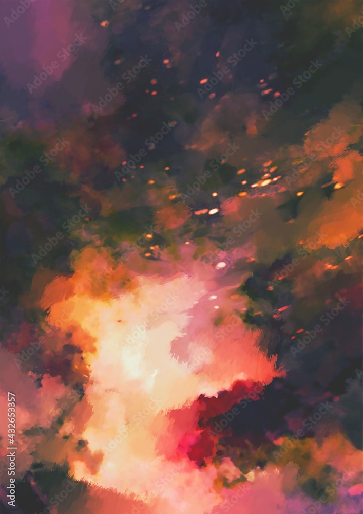幻想的な燃え上がる炎のテクスチャ背景 Stock Illustration Adobe Stock 幻想的な燃え上がる炎のテクスチャ背景 Stock Illustration Adobe Stock