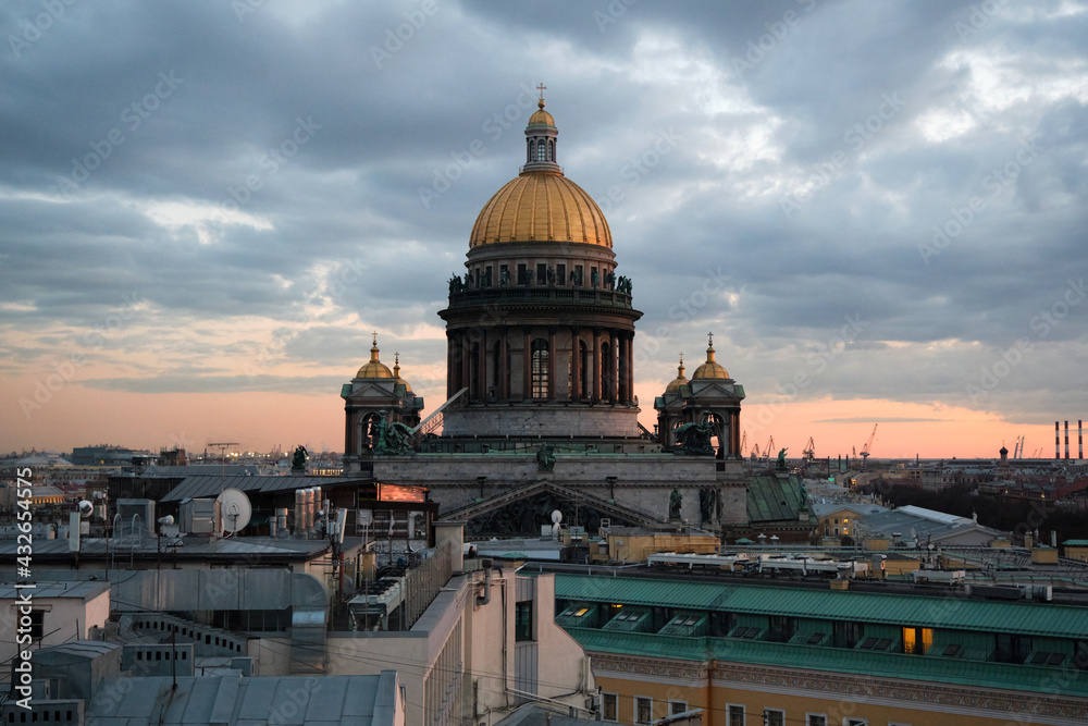 View from the roof of the Iskakevsky Cathedral