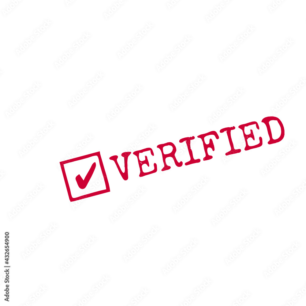 Verified stamp Verified stamp