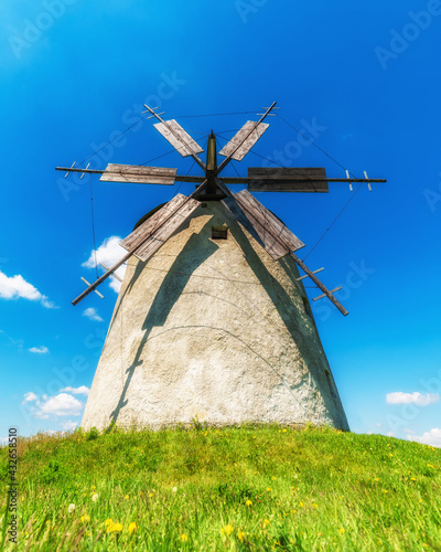 Old windmil in the sunshine