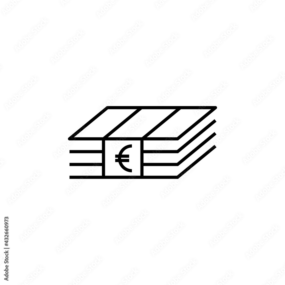 Euro icon isolated on white background. Cash symbol modern, simple, vector, icon for website design, mobile app, ui. Vector Illustration Euro icon isolated on white background. Cash symbol modern, simple, vector, icon for website design, mobile app, ui. Vector Illustration