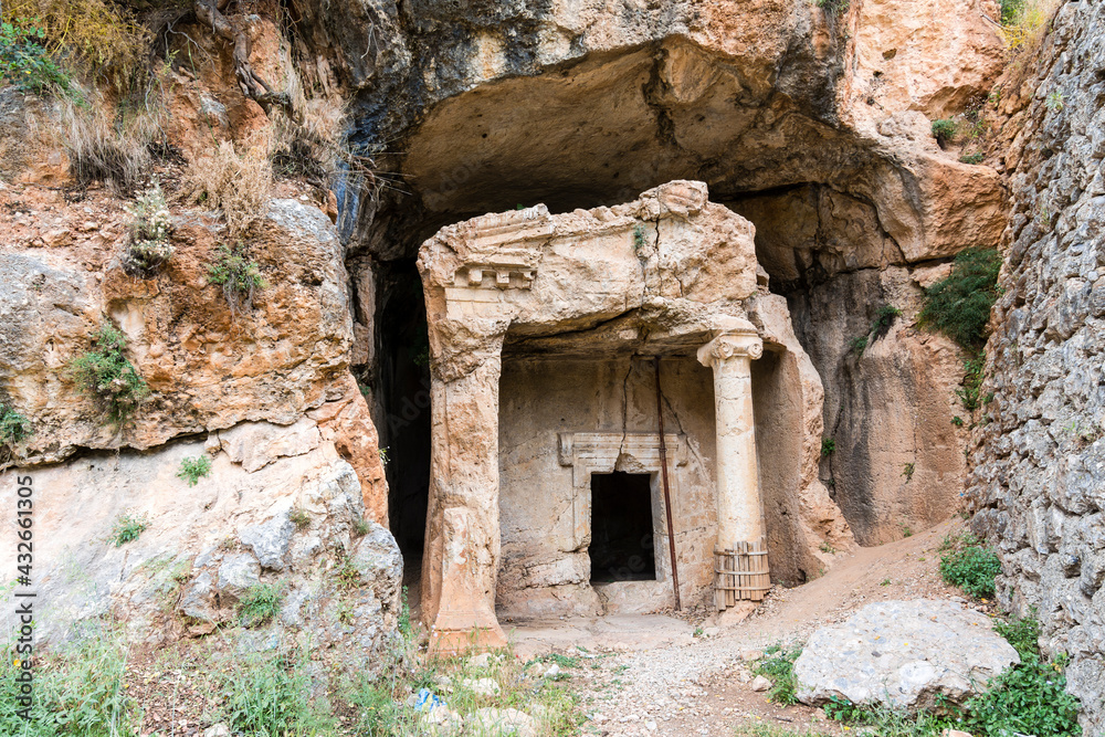 Lycian Rock Tombs in Akyaka Village