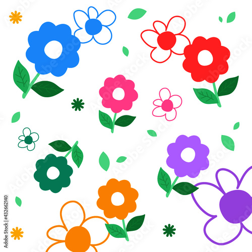 various cute flowers