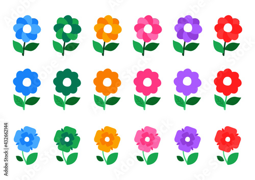 various cute flowers