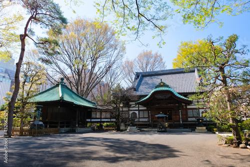 Tableau sur toile 東京都 吉祥寺 月窓寺 本堂と観音堂