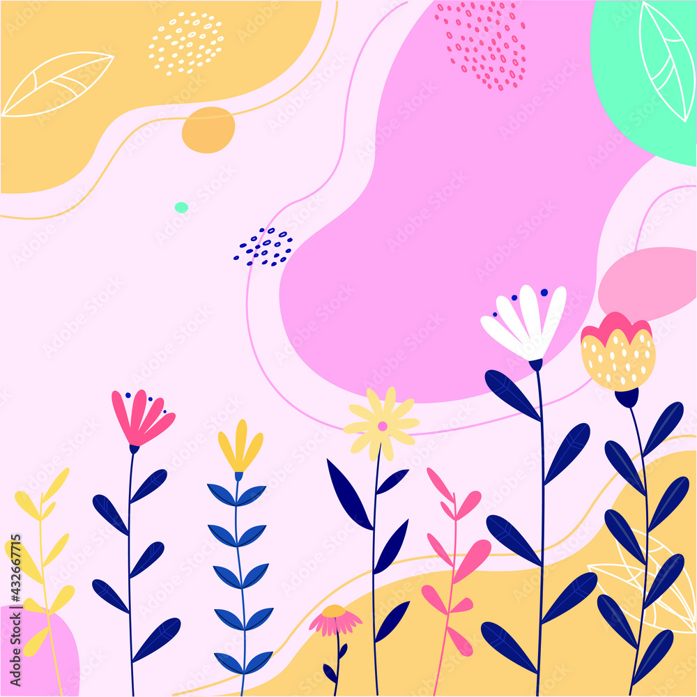 blossomed spring in beauty vector