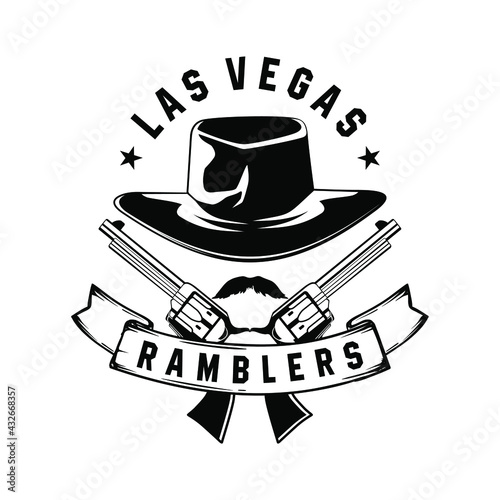The las vegas ramblers illustration vector