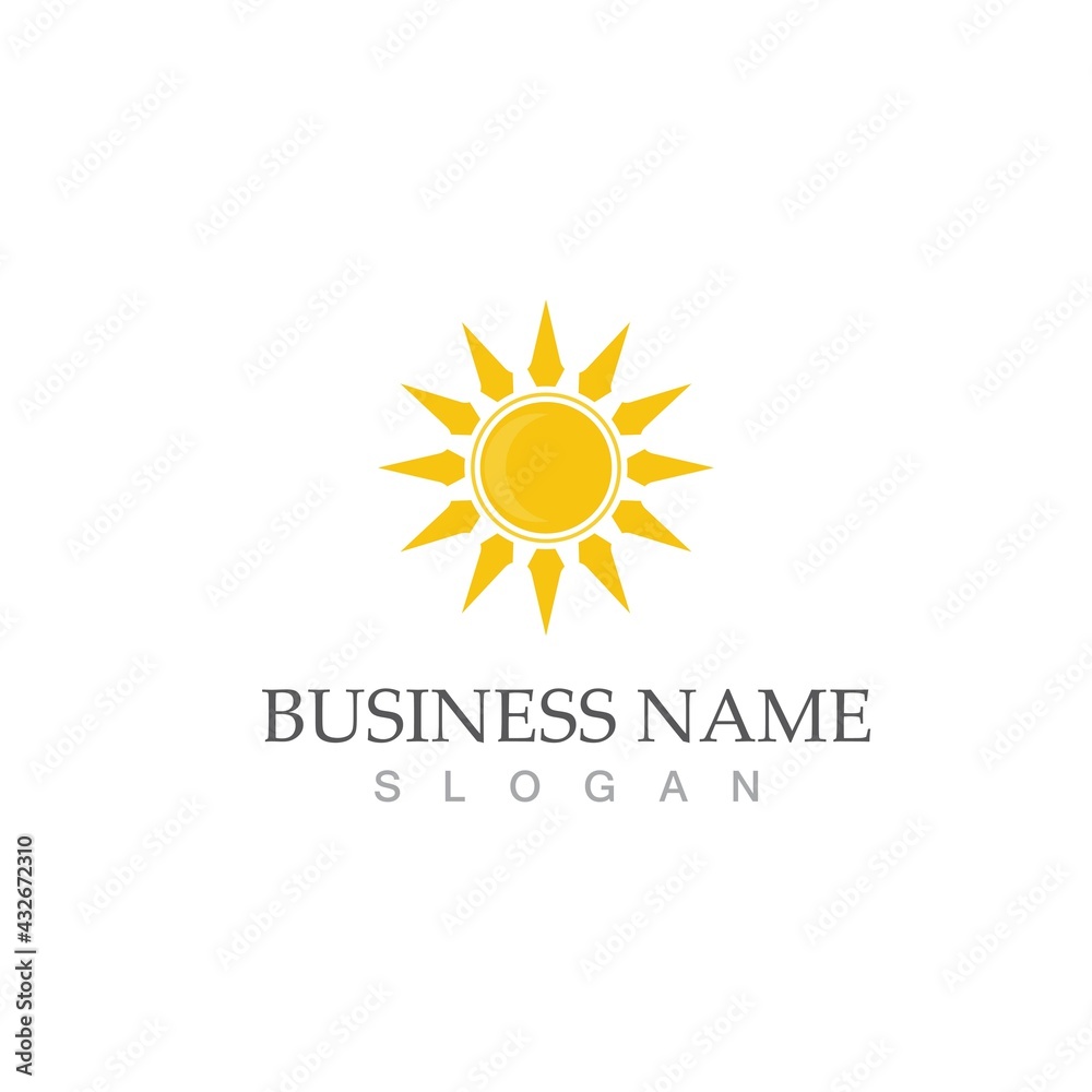 Fototapeta premium Sun Vector illustration Icon