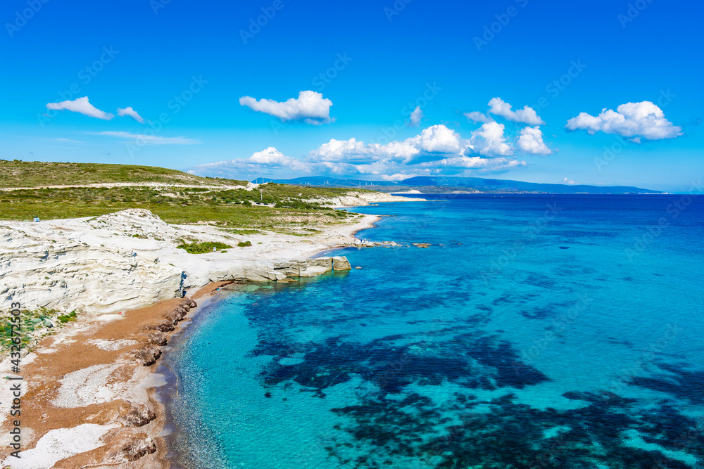 Deliklikoy Bay view in Alacati Town of Turkey Deliklikoy Bay view in Alacati Town of Turkey