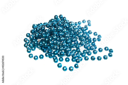 beads isolated on white background